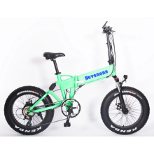 Bicicleta eléctrica plegable de suspensión completa Fat Tire Ebike con batería oculta